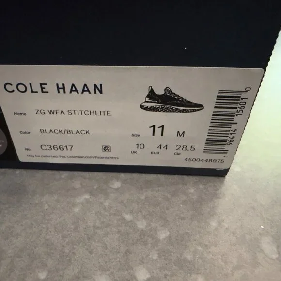 Cole Haan ZeroGrand ZG WFA Stitchlite Sneakers - Size 11M